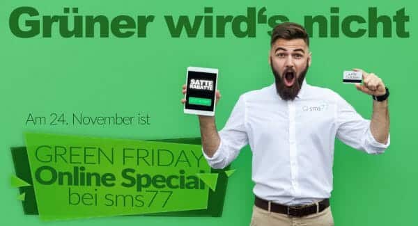 Green Friday bei sms77