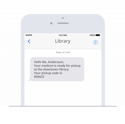 How SMS in libraries create real added value