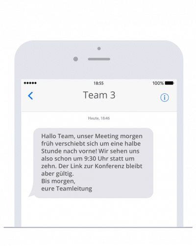 Informieren Sie Ihr Team über wichtige Änderungen, indem Sie Massen SMS mit Bolt CMS verschicken