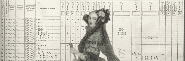 Ein Teil der Notes zu der Berechnung der Bernoulli-Zahlen und Ada Lovelace